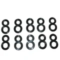 CHIFFRE PLAQUE TIFLEX MOTO/SCOOTER 45mm  8  (VENDU PAR 10)