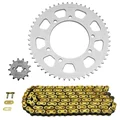 KIT CHAINE ADAPTABLE GILERA 50 RCR ENDURO 2003>2005  420  13x53  (DIAM COURONNE 105/125/8.5)  (DEMULTIPLICATION ORIGINE)  -AFAM-