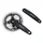 PEDALIER VTT P2R 7/8V. ALU NOIR 170mm 42-34-24 AVEC PARE-CHAINE (BOITIER 119mm)