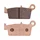 BRAKE PADS SET (2 pads) CL BRAKES FOR HONDA 250-400-600-650 XR-R, 50-80 CRM/KAWASAKI 250-300-400-650 KLX/GAZ-GAZ 125-250-300-400-450-500-515 EC/YAMAHA 125-250-400 WR Rear - (2314 X59 CROSS SINTERED)