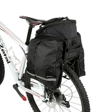 TOP-RACK TOURING  BAG FOR CYCLING -REAR- ZEFAL Z TRAVELER 80 - UNIVERSAL 32L POLYESTER WATERPROOF-BLACK(32x23x21,5cm)