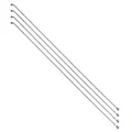 STAINLESS SPOKE- SILVER FOR EBIKE Ø 2,0mm -  Ø  2,3mm  L 260mm SAPIM "J BEND" WITH NUTS (SOLD PER 4)