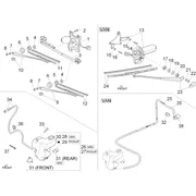 Essuie-glaces avant et arrière