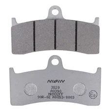 PLAQUETTE DE FREIN NISSIN POUR KAWASAKI ZX-7RR NINJA 1996>2002/HONDA CB 1300 SF 1998>2000/YAMAHA 750 YZF-R7 1999>2001/BUELL 1200 S1, S3, X1, M2/MV AGUSTA 750 F4 1999>2002 AV (2P-243) (SEMI METAL)

