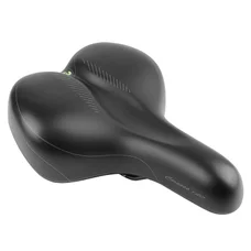 SADDLE- NEWTON FOR URBAN BIKE - "FOR LADY" BLACK - FLUIDYNAMIC DUAL DENSITY - CONFORT 20- 268x199mm