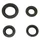 OIL SEAL (FULL SET) FOR CHINESE 50 CC 4 STROKE- GY6, 139QMB/PEUGEOT 50 KISBEE, V-CLIC 4STROKE/SYM 50 ORBIT 4STROKE/BAOTIAN 50 BT49QT 4STROKE/KYMCO 50 AGILITY 4STROKE ( 4 ITEMS)  -SELECTION P2R-