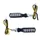 CLIGNOTANT MOTO AVOC AKITA 5 LEDS BASE ABS TRANSPARENT/NOIR (HOMOLOGUE CE) (PAIRE)