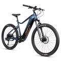 VELO ELECTRIQUE/VAE CITY 29 LEADER FOX KENT 2025 BLEU FONCE MAT 9V MOTEUR CENTRAL BAFANG M510 36V 95Nm BATTERIE 20Ah (TAILLE CADRE 19,5'' - H49.5Cm - L - POUR ADULTE DE 178cm à 185cm)