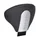 DOSSERET DE SELLE SHAD ARGENT AVEC LOGO (VENDU SANS FIXATION)  (D0RP05)