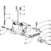 Pieces composant le carburateur 