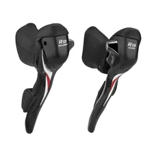 LEVIER/MANETTE ROUTE PATIN MICROSHIFT 10V. DOUBLE ALU NOIR COMPATIBLE SHIMANO (PAIRE SACHET POUR ATELIER) SAUF TIAGRA 4700