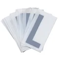 LETTRE PLAQUE PVC MOTO/SCOOTER 45mm  L  (VENDU PAR 10)