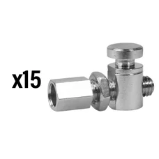 VIS CREUSE TENDEUR DE CABLE POUR FREIN VELO ROLLER BRAKE M6 LAITON (VENDU PAR 15)