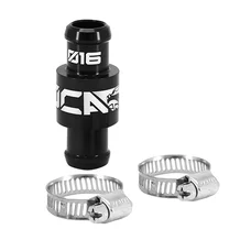 ADAPTATEUR/RACCORD DE DURITE DE REFROIDISSEMENT AVEC EMPLACEMENT POUR SONDE DE TEMPERATURE VOCA T-LINK 16mm 1/8" NOIR