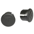 HANDLEBAR END PLUG- FOR ROAD BIKE- VELOX BLACK (PAIR ON CARD)