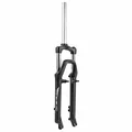 FOURCHE VTT 26 " ZOOM 565AMS A RESSORT NOIR MAT REGLABLE DEB. 80MM PIVOT FILETE 185mm 1''1/8-28,6 EXTERIEUR COMPATIBLE V-BRAKE/DISQUE