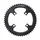 PLATEAU ROUTE 4BRA D.110 POUR FSA TA FX110 53DTS EXTERIEUR GOSSAMER/SLK LIGHT/K-FORCE LIGHT 2016 NOIR 11/10V.