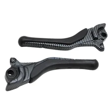 BRAKE LEVER (PAIR) FOR SCOOT REPLAY FOR MBK 50 NITRO/YAMHA 50 AEROX CARBON GLOSS
