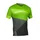 MAILLOT GIST HOMME MANCHES COURTES G-OUT GRAVEL / VTT VERT/NOIR L  -5362-