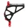 CACHE PIGNON 50 A BOITE VOCA RACING POUR MINARELLI 50 AM6/BETA 50 RR/RIEJU 50 MRT/SHERCO 50 SM-R, SE-R ALU CNC NOIR/ROUGE