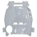 CARENAGE/PASSAGE DE ROUE SCOOT ADAPTABLE MBK 50 NITRO 1997>2012/YAMAHA 50 AEROX 1997>2012 BLANC BRILLANT (RACING DESIGN)  -P2R-