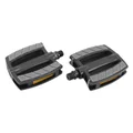 PEDALE CITY MARWI NOIR SP827 RESINE FILETAGE 1/2" (PAIRE SUR CARTE)