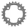 CHAINRING FOR MTB-4 arms- 24 Teeth Ø64 2X10 Internal BLACK- STRONGLIGHT 10 Speed HT3 SHIMANO XTR M980 (FOR External 36 Teeth) THREADLESS