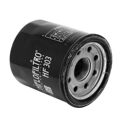 FILTRE A HUILE MOTO ADAPTABLE CF MOTO 650 MT 2018> / KAWASAKI 600 ER-6, 650 Z650, 900 Z900, 750 Z750, 1000 Z1000, ZZR 1400 / YAMAHA 600 FAZER, 1000 YZF-R1 (65x73mm)  -HIFLOFILTRO HF303-