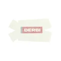 AUTOCOLLANT/STICKER/DECOR GARDE BOUE AVANT DERBI ORIGINE DERBI 50 SENDA SM LIMITED,RACING 2018> -2H002300-