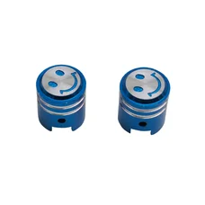 BOUCHON DE VALVE SCOOT/CYCLO REPLAY VS PISTON BLEU  (PAIRE)