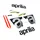 AUTOCOLLANT/STICKER/KIT DECORS ORIGINE APRILIA 125 SR GT COMPACT SPORT JAUNE  2021> -2H004782000A2-