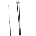 TRANSMISSION FREIN VELO BMX P2R INFERIEUR DU ROTOR A L'ETRIER (CABLE+GAINE)