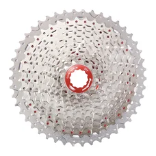 CASSETTE 11V. SUNRACE CSMS8 11-42 GRAVEL POUR SHIMANO HG/MS METALLIC ARGENT (LIVRE EN BOITE)(11-13-15-17-19-21-24-28-32-36-42)