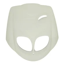 FRONT FAIRING FOR SCOOT PEUGEOT 50 TKR, TREKKER 2007> GLOSS WHITE- SELECTION P2R