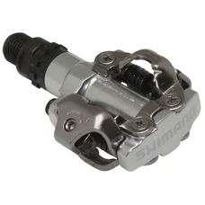 CLIP IN PEDAL FOR MTB- SHIMANO M520 SPD SILVER  - WITH CLEATS (PAIR)