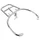 PORTE BAGAGE ARRIERE FIXE ORIGINE PIAGGIO 125-250-300 VESPA GTS 2007> CHROME  -657081-