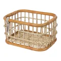 FRONT/REAR BASKET - BASIL GREEN LIFE M - OSIER (39x29x22cm)  (WITHOUT BRACKET)