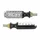 CLIGNOTANT MOTO AVOC ATAMI 12 LEDS BASE ABS TRANSPARENT/NOIR (L 73mm / H 20mm / L 20mm) (HOMOLOGUE ECE) (PAIRE)
