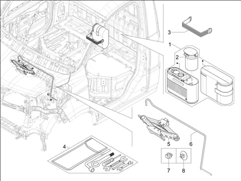 06_Roue de secours - Trousse à outils