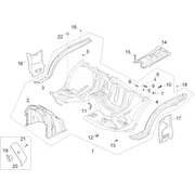 Panneau du plancher AV