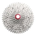 CASSETTE 12 Speed. SUNRACE 11-51 MZ800 COMPATIBLE SHIMANO/SRAM/SUNRACE METALLIC SILVER (IN BOX)