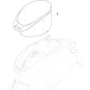 Logement casque - Dessous de selle