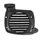 CACHE TURBINE SCOOT ADAPTABLE MBK 50 OVETTO 4T 2001>2007/YAMAHA 50 NEOS 4T 2001>2007 NOIR  -P2R-