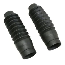SOUFFLET DE FOURCHE CYCLO  DIAM INT 30 ET 37mm - LONGUEUR 165mm  ADAPTABLE MBK 51  (PAIRE)  -SELECTION P2R-