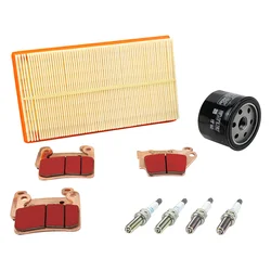 KIT ENTRETIEN MOTO ADAPTABLE BMW S 1000 R 2021> / S 1000 RR 2019> (PACK 6 PIECES) -SELECTION P2R PREMIUM