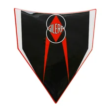 DECAL- REAR MUDGUARD "PIAGGIO GENUINE PART" 50 GILERA SMT/RCR 2013> WHITE/RED  -2H000920-