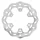 BRAKE DISC FOR YAMAHA 250 WR F 2002> Rear, 450 WR F 2003> Rear, 250 YZ F 2001> Rear, 450 YZ F 2003> Rear  (EXT 245mm - INT 115.2mm - 6 Holes )  (DF5049OE)  -NEWFREN-