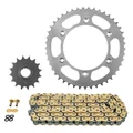 KIT CHAINE ADAPTABLE CF MOTO 800 MT 2022>, NK 2022> 520 16x45 (DIAM COURONNE 125/150/8.50) (DEMULTIPLICATION ORIGINE) -AFAM