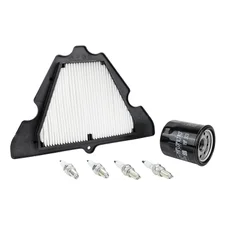 KIT ENTRETIEN MOTO ADAPTABLE KAWASAKI 1000 Z1000 2010>2020 / Z1000 SX 2011>2019 / NINJA 1000 SX 2020>2024 / VERSYS 2012>2024 (PACK 6 PIECES) -SELECTION P2R PREMIUM