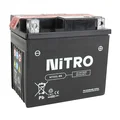 BATTERIE 12V 4 Ah NTX5L-BS NITRO MF SANS ENTRETIEN AVEC PACK ACIDE (Lg114xL70xH106mm) (EQUIVALENT YTX5L-BS)